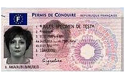 Permis de conduire (spécimen)